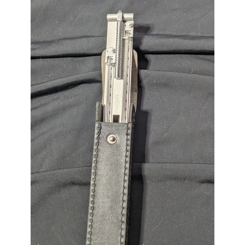 Vintage Weksler Instruments Sling Psychrometer Weather Thermometer Tool‎ With...